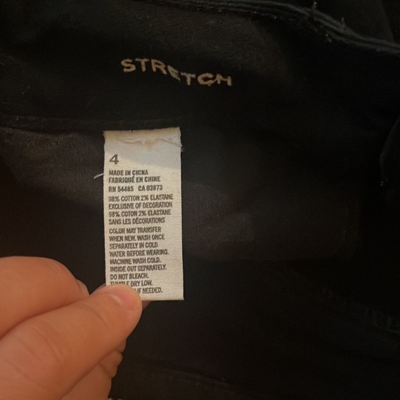 American Eagle Outfitters Black Denim Jean Shorts - Picture 3 of 6